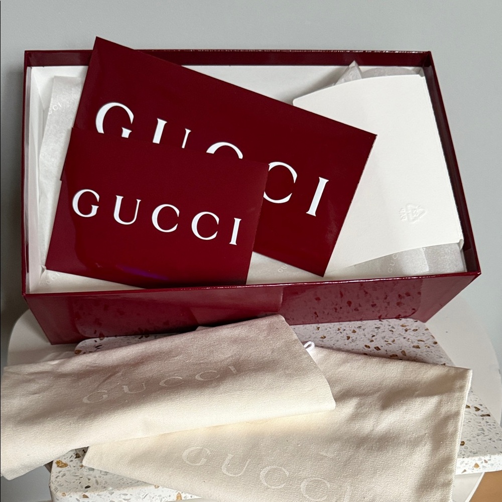 Gucci Jordaan Loafer in Dark Brown New with Box - Picture 11 of 12